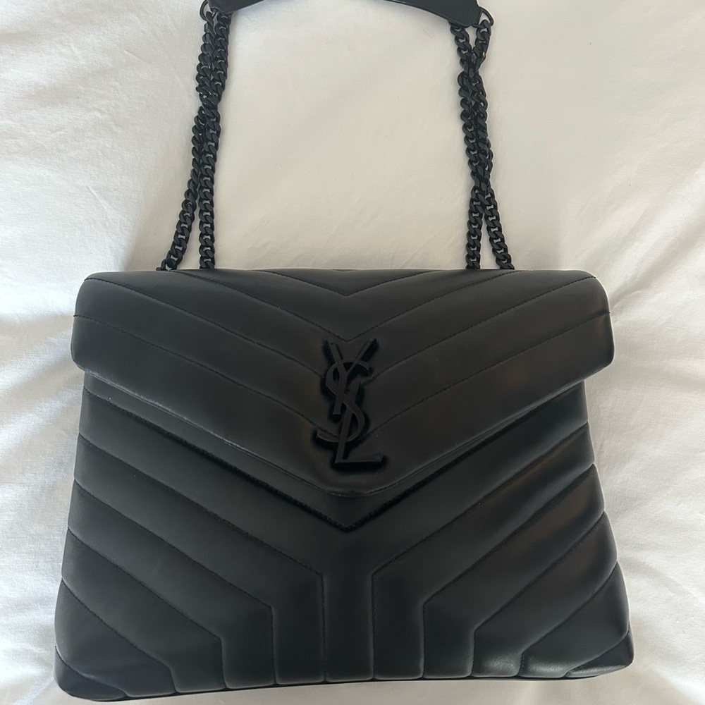 NEW Saint Laurent Loulou Medium Quilted Leather Shoulder Bag
